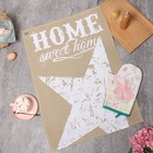 Набор кухонный «Этель» Home: варежка 20×28 см, полотенце 35×60 см, вафля - Фото 2