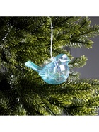 Ёлочная игрушка светодиодная «Снегирь», 10×17 см, 5 LED, от батареек ААх2, свечение тёплое белое - Фото 5