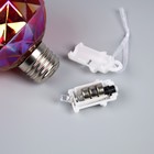 Набор елочных шаров "Яркие переливы", d=7 см, 3 LED, 3 шт, батарейки AG13x9 (нет в комплекте), свечение тёплое белое - фото 5291865