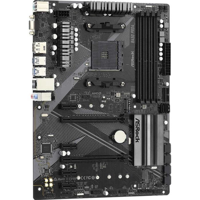 Материнская плата Asrock B450 PRO4 R2.0 Soc-AM4 AMD B450 4xDDR4 ATX AC`97 8ch(7.1) GbLAN RA   107745 - фото 51674175