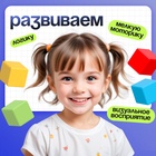 Развивающий набор «Логик-кубики», 24 элемента, 96 заданий, по методике Монтессори, 3+ - Фото 4