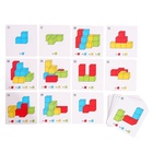 Развивающий набор «Логик-кубики», 24 элемента, 96 заданий, по методике Монтессори, 3+ - Фото 8