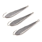 Блесна вертикальная "Яман" Идеальная, размер 40 мм, 4.5 г, цвет никель (комплект 6 шт) - фото 28160580