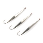 Блесна вертикальная "Яман" Киллер, размер 40 мм, 3.5 г, цвет никель (комплект 6 шт) - фото 27825324