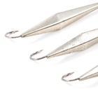 Блесна вертикальная "Яман" Киллер, размер 40 мм, 3.5 г, цвет никель (комплект 6 шт) - фото 27825325