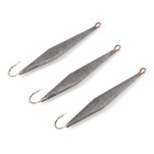 Блесна вертикальная "Яман" Киллер, размер 40 мм, 3.5 г, цвет никель (комплект 6 шт) - фото 27825326