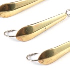 Блесна вертикальная "Яман" Клопик ,размер 25 мм, 1.7 г, цвет латунь (комплект 6 шт) - фото 27825330