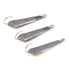 Блесна вертикальная "Яман" Клопик ,размер 25 мм, 1.7 г, цвет латунь (комплект 6 шт) - фото 27825331