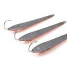 Блесна вертикальная "Яман" Лодочка большая, размер 60 мм, 9.5 г, цвет медь - фото 28226677