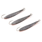 Блесна вертикальная "Яман" Малек, размер 28 мм, 1.3 г, цвет медь (комплект 6 шт) - фото 27825342