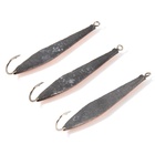 Блесна вертикальная "Яман" Торпеда, размер 50 мм, 5 г, цвет медь (комплект 6 шт) - фото 27825362