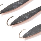 Блесна вертикальная "Яман" Торпеда, размер 50 мм, 5 г, цвет медь (комплект 6 шт) - фото 27825363