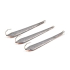 Блесна вертикальная "Яман" Уловистая, размер 45 мм, 3 г, цвет медь (комплект 6 шт) - фото 27825373