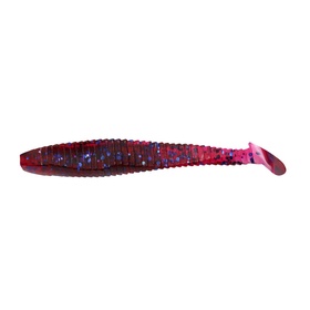 Виброхвост YAMAN PRO Flatter Shad, р.5.1 см, цвет #04 - Grape, уп. 6 шт.