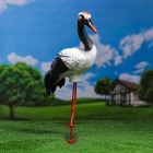 Садовая фигура из полистоуна «Журавль», 40×16×25 см - Фото 4