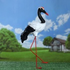 Садовая фигура из полистоуна «Журавль», 40×16×25 см - Фото 3