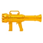 Генератор мыльных пузырей «Пулемёт», золотой, 23.6×10.8 см - Фото 5