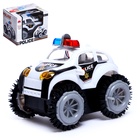 УЦЕНКА Машина-перевёртыш «Полиция», работает от батареек, световые эффекты 10803727