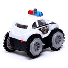 УЦЕНКА Машина-перевёртыш «Полиция», работает от батареек, световые эффекты 10803727