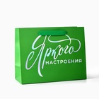 Пакет подарочный «Яркого настроения», голография, MS 18 х 10 х 23 см - фото 322157029