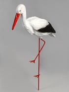 Садовая фигура из полистоуна «Аист», 81×65×20 см - Фото 7