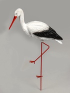 Садовая фигура из полистоуна «Аист», 81×65×20 см - Фото 8