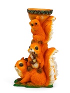Садовая фигура из полистоуна «Белки с поилкой», 40×22×15 см - Фото 5