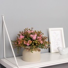 Искусственный цветок в горшке «Очиток комнатный», 17×10 см, МИКС - Фото 1