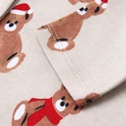 Боди детское с длинным рукавом «Крошка Я. Новогодние медвежата», рост 80-86 см, бежевое - Фото 7