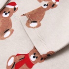 Боди детское с длинным рукавом «Крошка Я. Новогодние медвежата», рост 86-92 см, бежевое - Фото 6