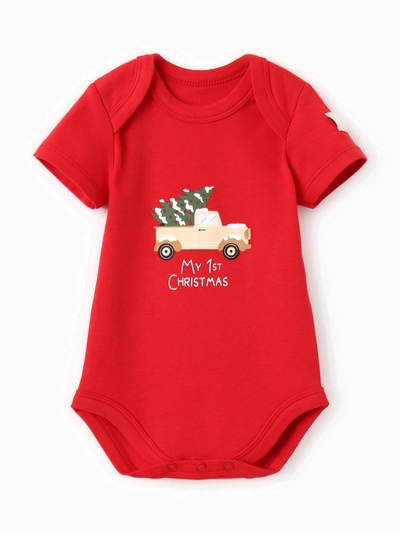 Боди детское «Крошка Я» My 1st Christmas, рост 62-68 см
