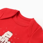 Новый год.Боди с длинным рукавом Крошка Я Santa baby, рост 62-68 см 10460186 - фото 4420859