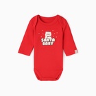 Боди детское «Крошка Я» Santa baby, рост 62-68 см - Фото 5