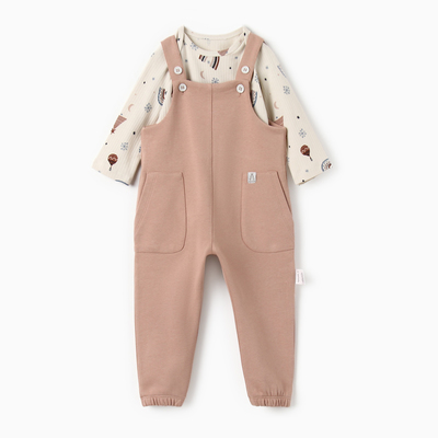 Костюм детский (боди, комбинезон) «Крошка Я. Новогодние игрушки», рост 62-68 см