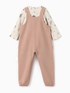 Набор детский (боди и комбинезон) «Крошка Я. Новогодние игрушки», рост 74-80 см 10471729