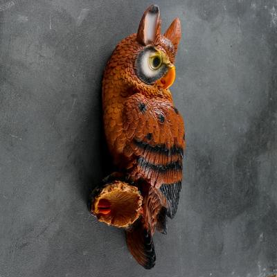 Подвесной декор из полистоуна «Сова», 56×28×16 см