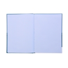 Записная книжка твёрдая обложка А5, 80 листов "Секундомер на голубом", глянцевая ламинация - Фото 2
