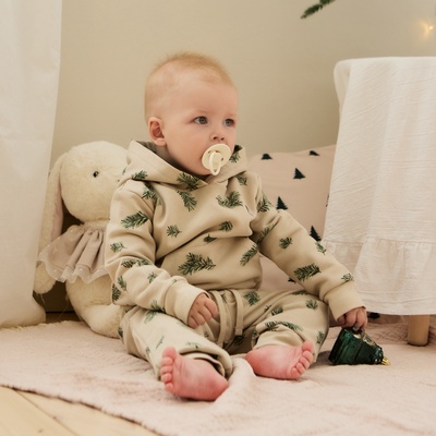 Костюм детский (худи, брюки) «Крошка Я. Еловые веточки», рост 62-68 см