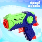 Дартс «Акула», детский набор с бластером, стреляет мягкими пулями, дротиками на липучке + мячи - Фото 11