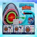 Дартс «Акула», детский набор с бластером, стреляет мягкими пулями, дротиками на липучке + мячи - Фото 15