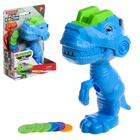 Пистолет «Дино», детский, стреляет дисками, МИКС - Фото 1