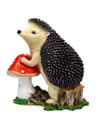 Садовая фигура из полистоуна «Ёж с грибом», 38×22×38 см - Фото 9