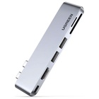 USB концентратор для MacBook (хаб) UGREEN 3 x USB 3.0, SD/TF, Thunder Bolt 3 (60560) - фото 51682955