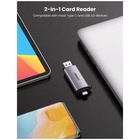 Картридер UGREEN USB-C + USB-A 3.0 для карт памяти TF/SD (50706) - фото 51675695 Картридер UGREEN USB-C + USB-A 3.0 для карт памяти TF/SD (50706) - фото 51675695