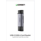 Картридер UGREEN USB-C + USB-A 3.0 для карт памяти TF/SD (50706) - фото 51675701 Картридер UGREEN USB-C + USB-A 3.0 для карт памяти TF/SD (50706) - фото 51675701