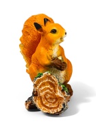 Садовая фигура из полистоуна «Белочка с орешком на пне», 25×12×23 см - Фото 11