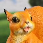 Садовая фигура из полистоуна «Белочка с орешком на пне», 25×12×23 см - Фото 14