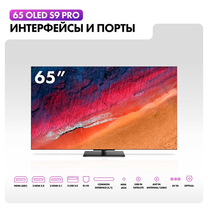 OLED телевизор Haier 65 S9 Pro - фото 51675803