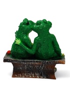 Садовая фигура из полистоуна «Лягушки на лавочке», 32×20×30 см 1090101 - фото 14441228