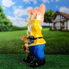 Садовая фигура из полистоуна «Гном с олененком», 50×19×26 см, МИКС - Фото 7